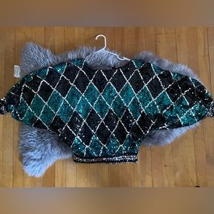 Vintage sequin top